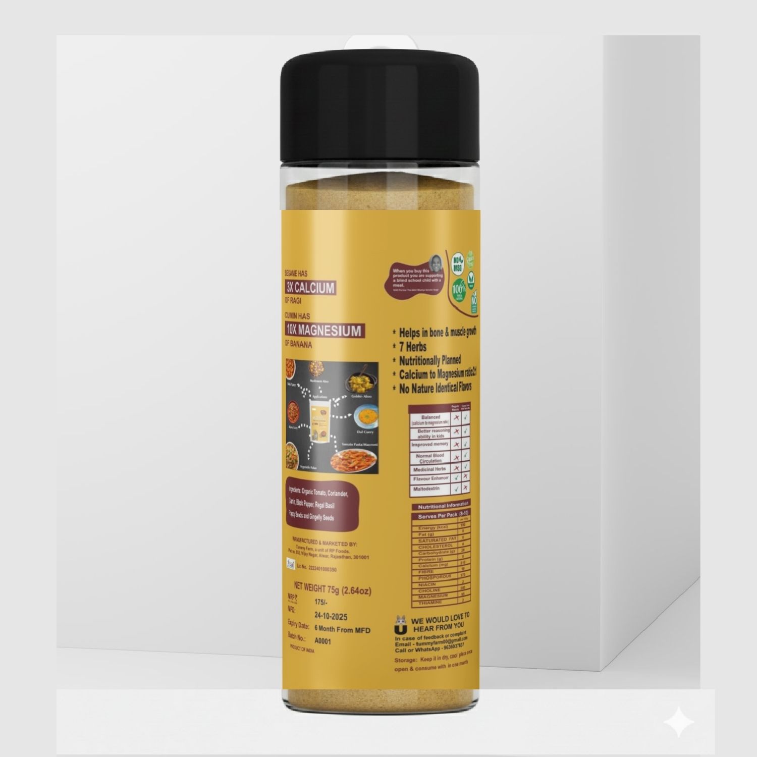 Calcium Rich Tomato Sabji Seasoning - Image 2